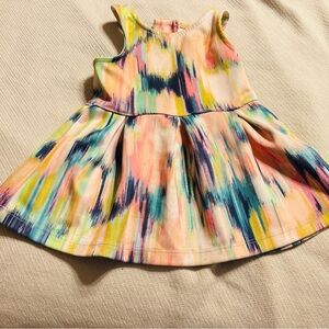 Cherokee Colorful Sleeveless Dress EUC 12 months